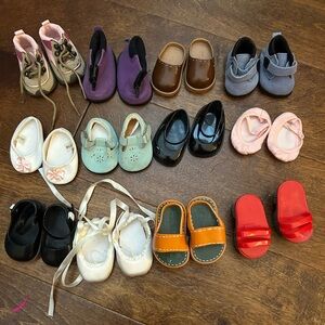 American girl doll shoes/baby doll shoes